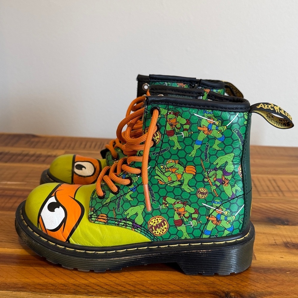 Rare Teenage Mutant Ninja Turtles Combat Boots Kids - Picture 2 of 12